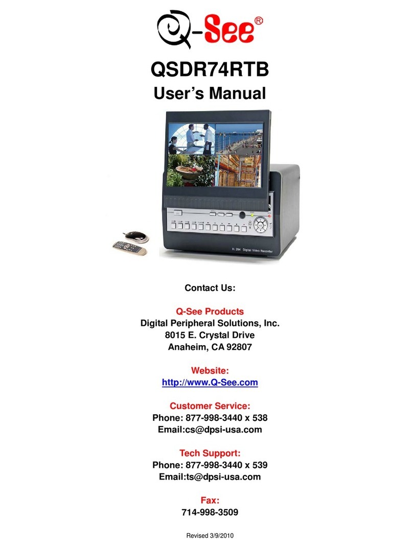 Q-See QSDR74RTB User manual