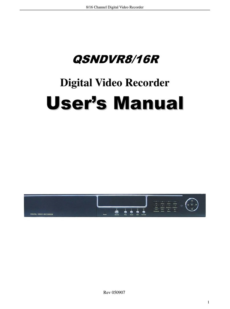 Q-See QSNDVR8/16R and User manual