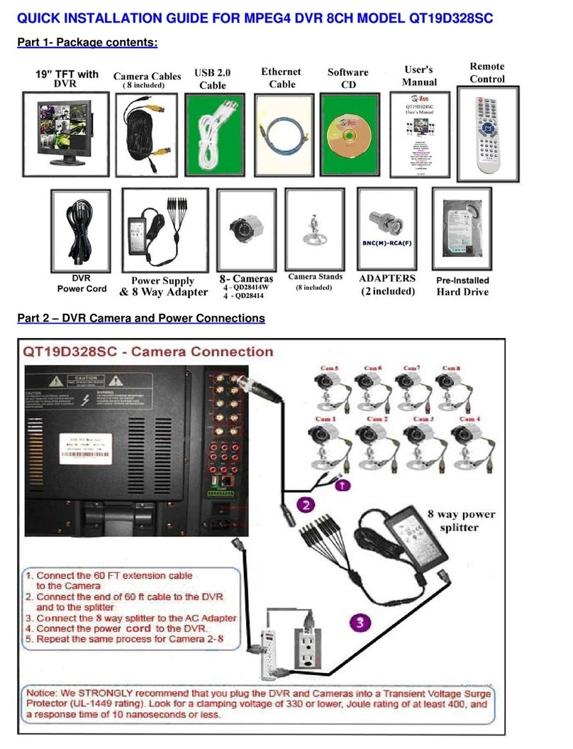 Q-See QQTT1199DD332288SSCC User manual