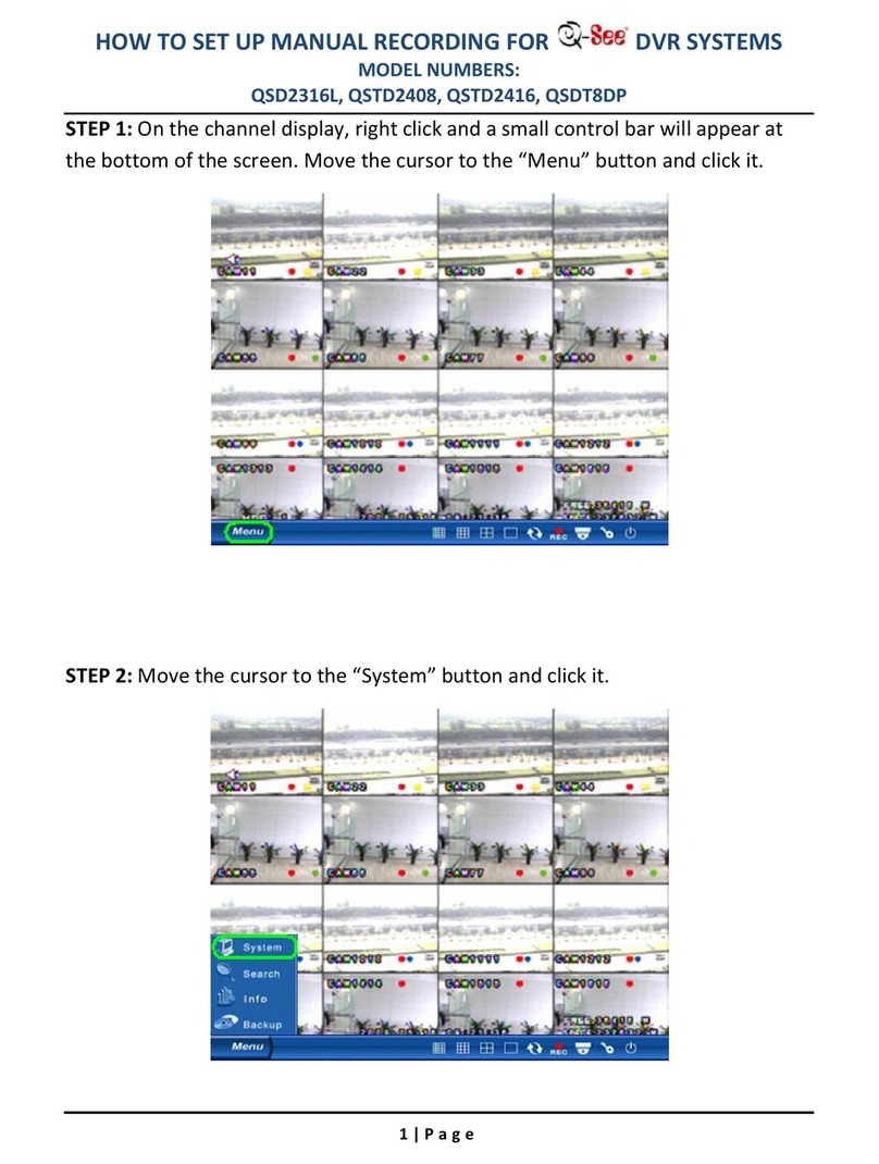 Q-See QSD2316L User guide Q-See QSD2316L User guide