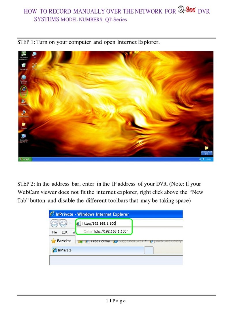 Q-See QT SERIES User manual