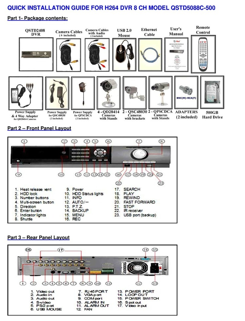 Q-See QSTD2408 User manual