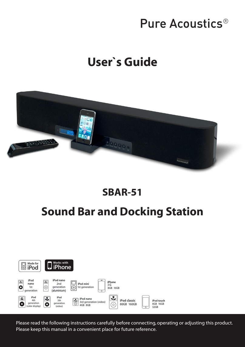 Pure Acoustics SBAR-51 user guide