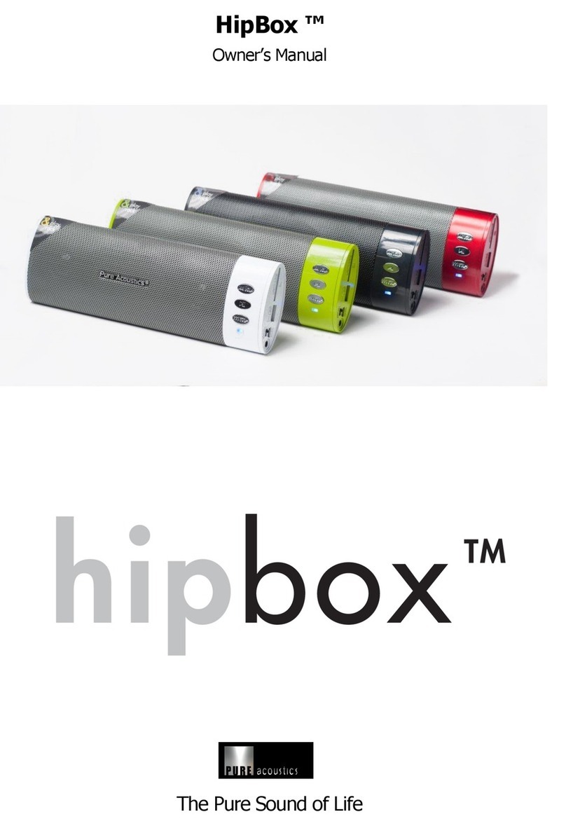Pure Acoustics HipBox owner's manual