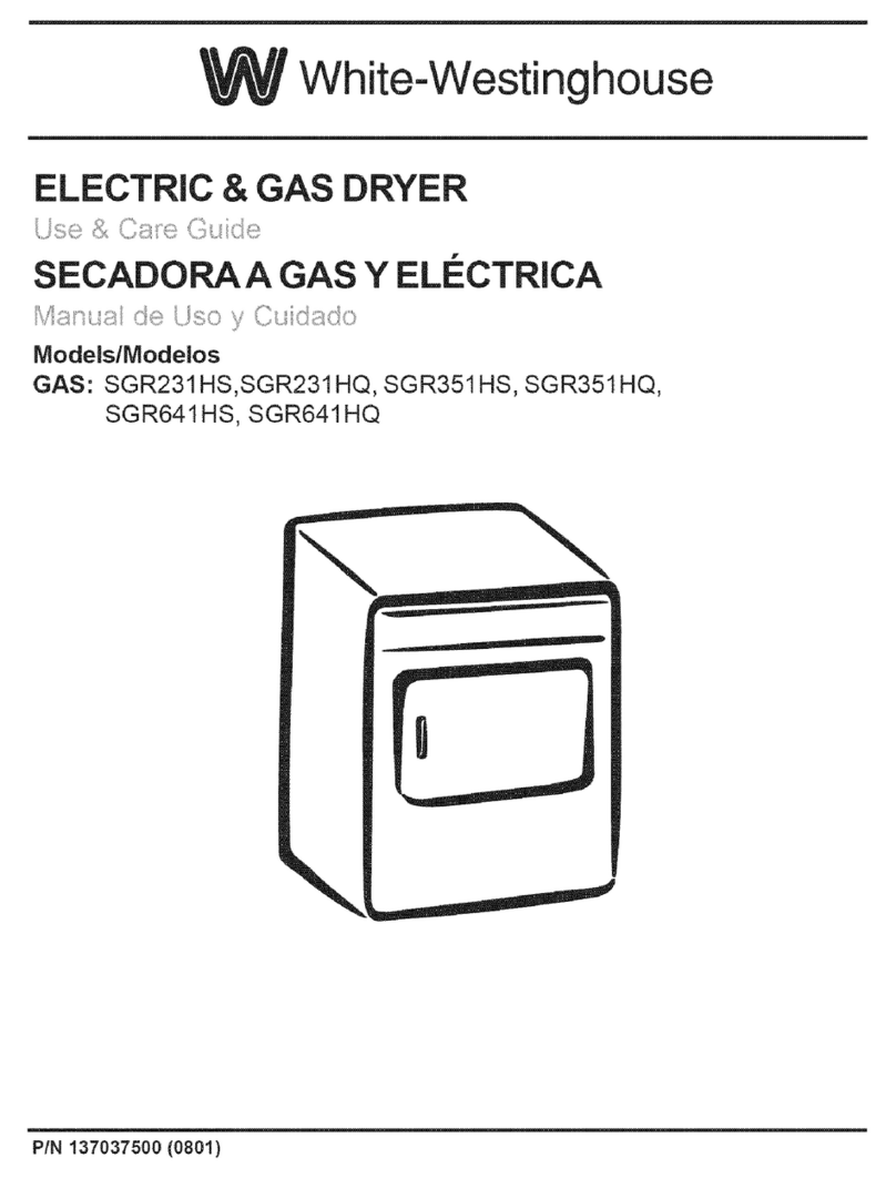 White-Westinghouse SGR351HQ1 User manual