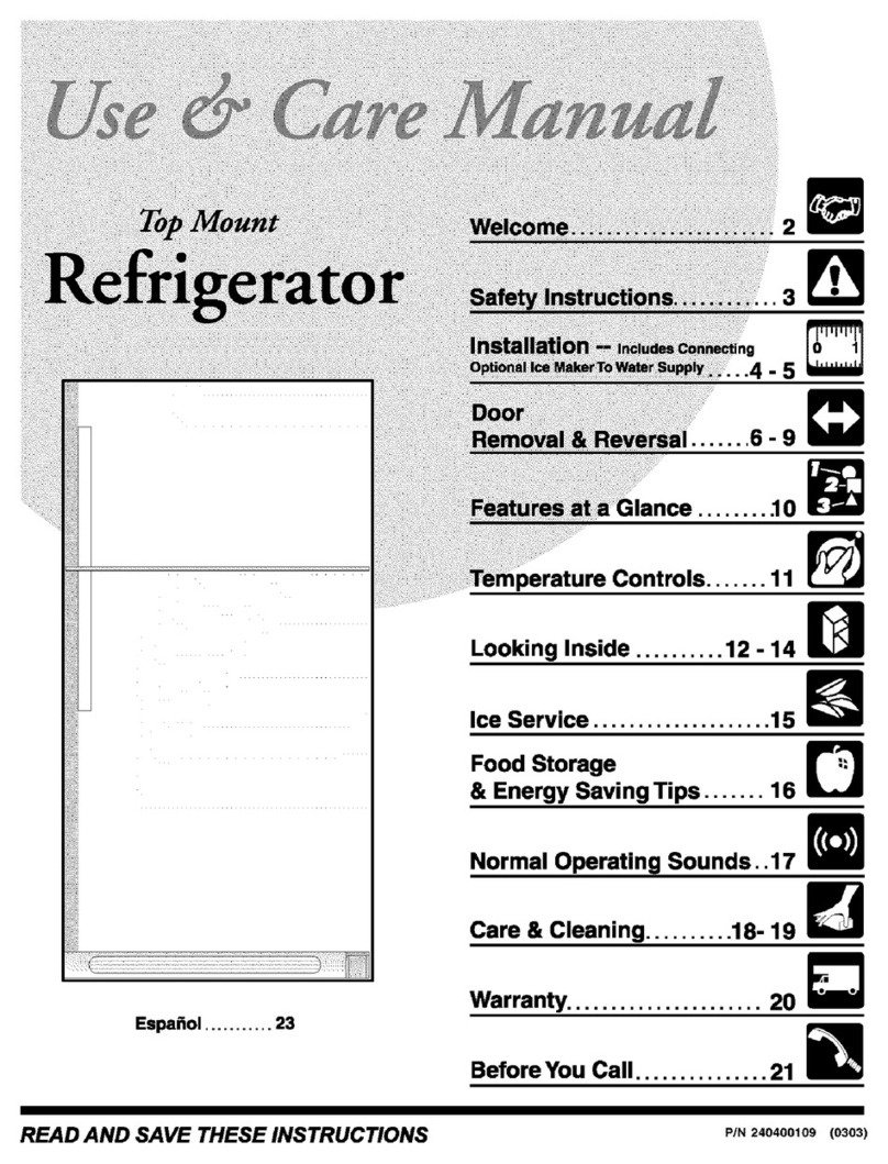 Electrolux WRT17MG4BW0 User manual