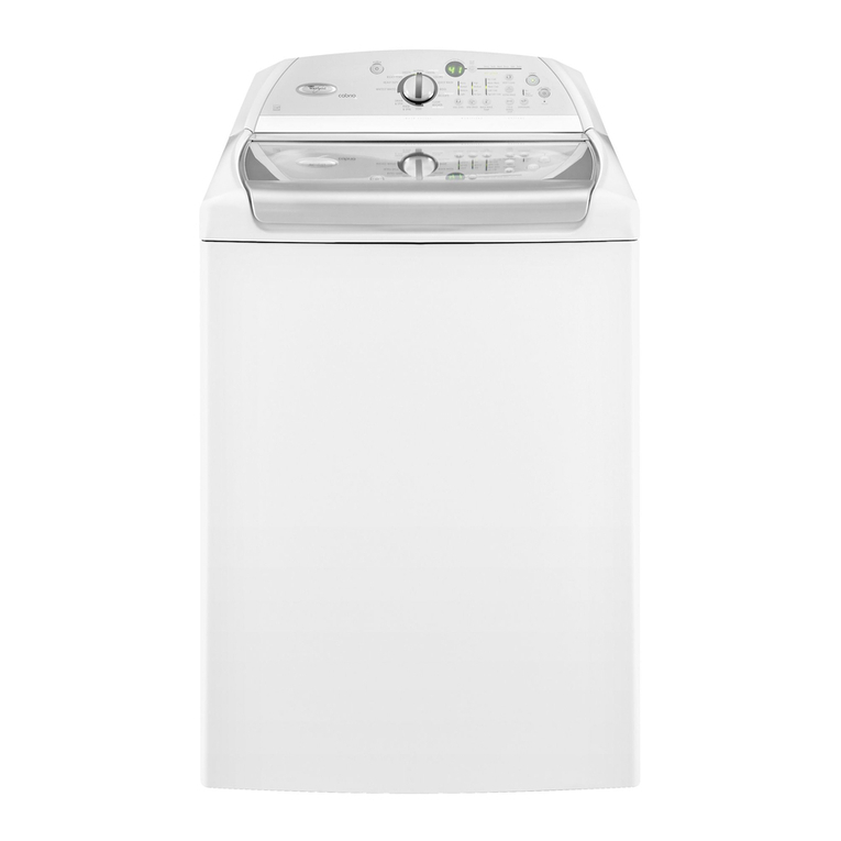 Whirlpool CABRIO WTW6800WE1 Use & care guide