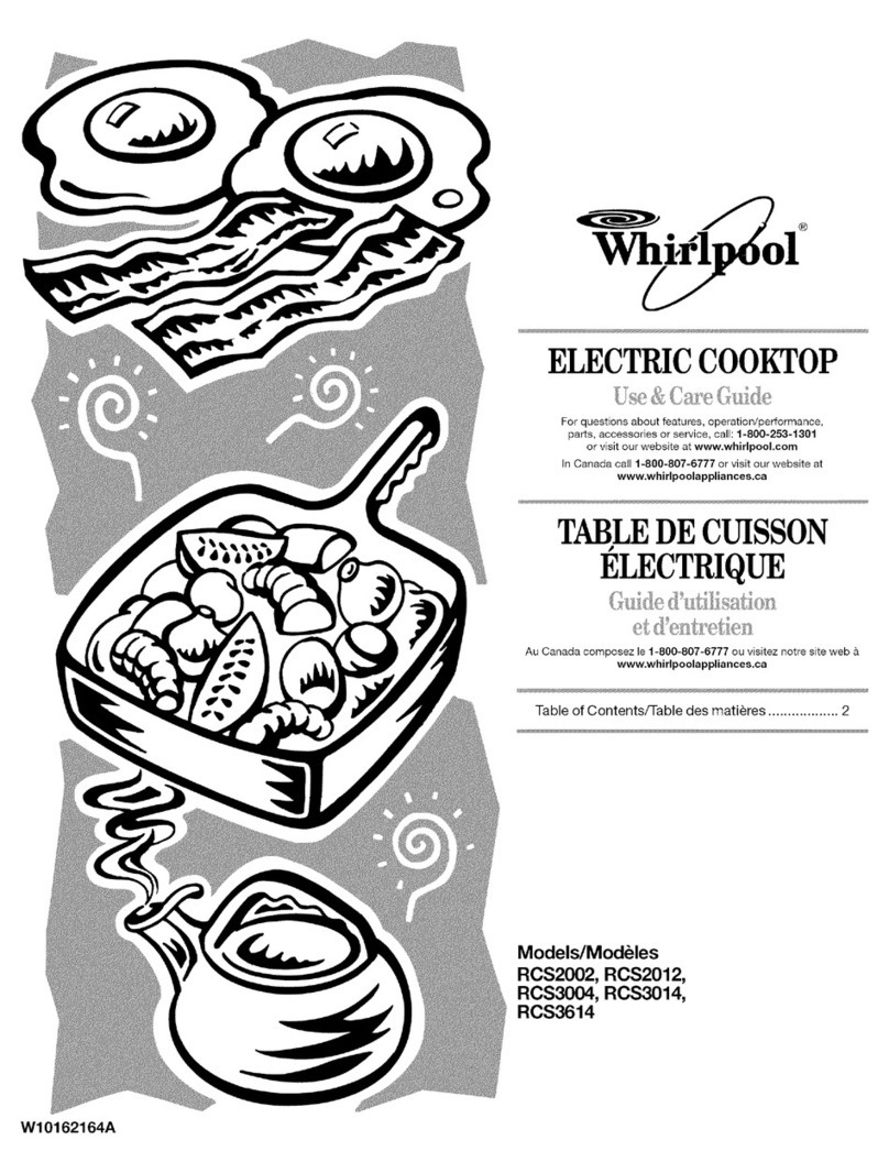 Whirlpool RSC2002RS06 Use & care guide