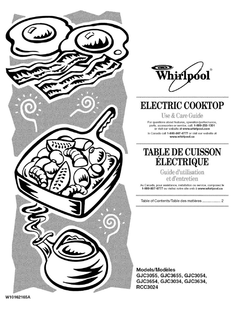 Whirlpool GJC3054RB05 Use & care guide