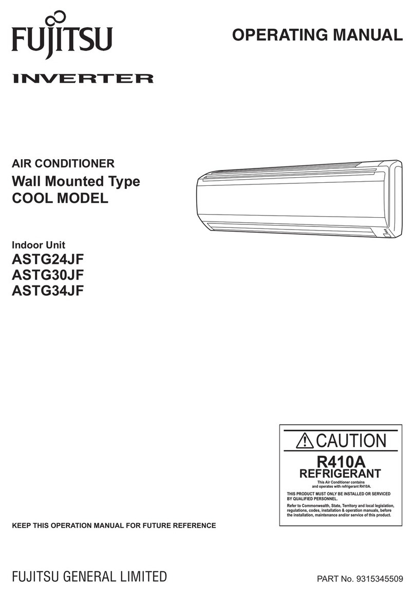 Fujitsu ASTG24JF User manual