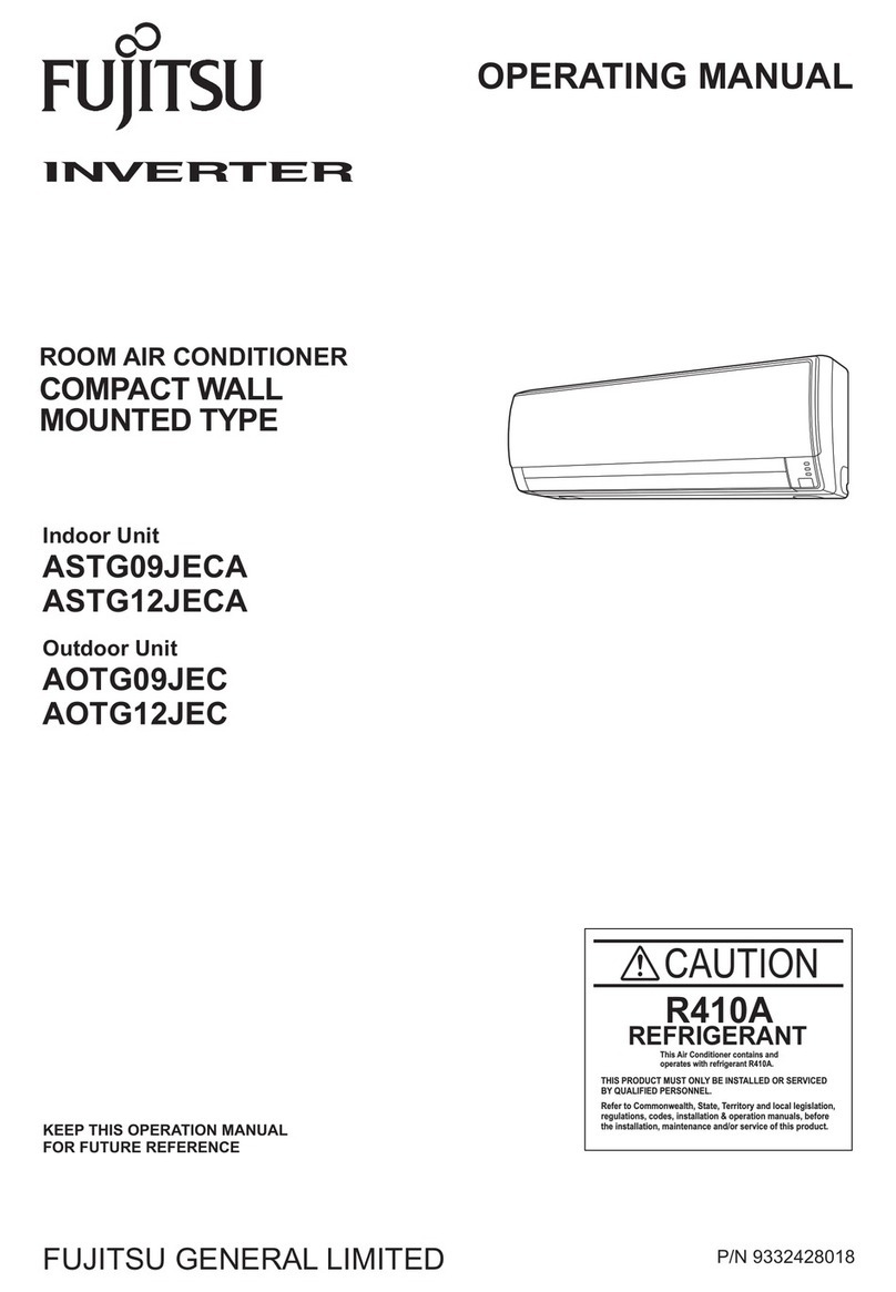 Fujitsu Inverter ASTG09JECA User manual