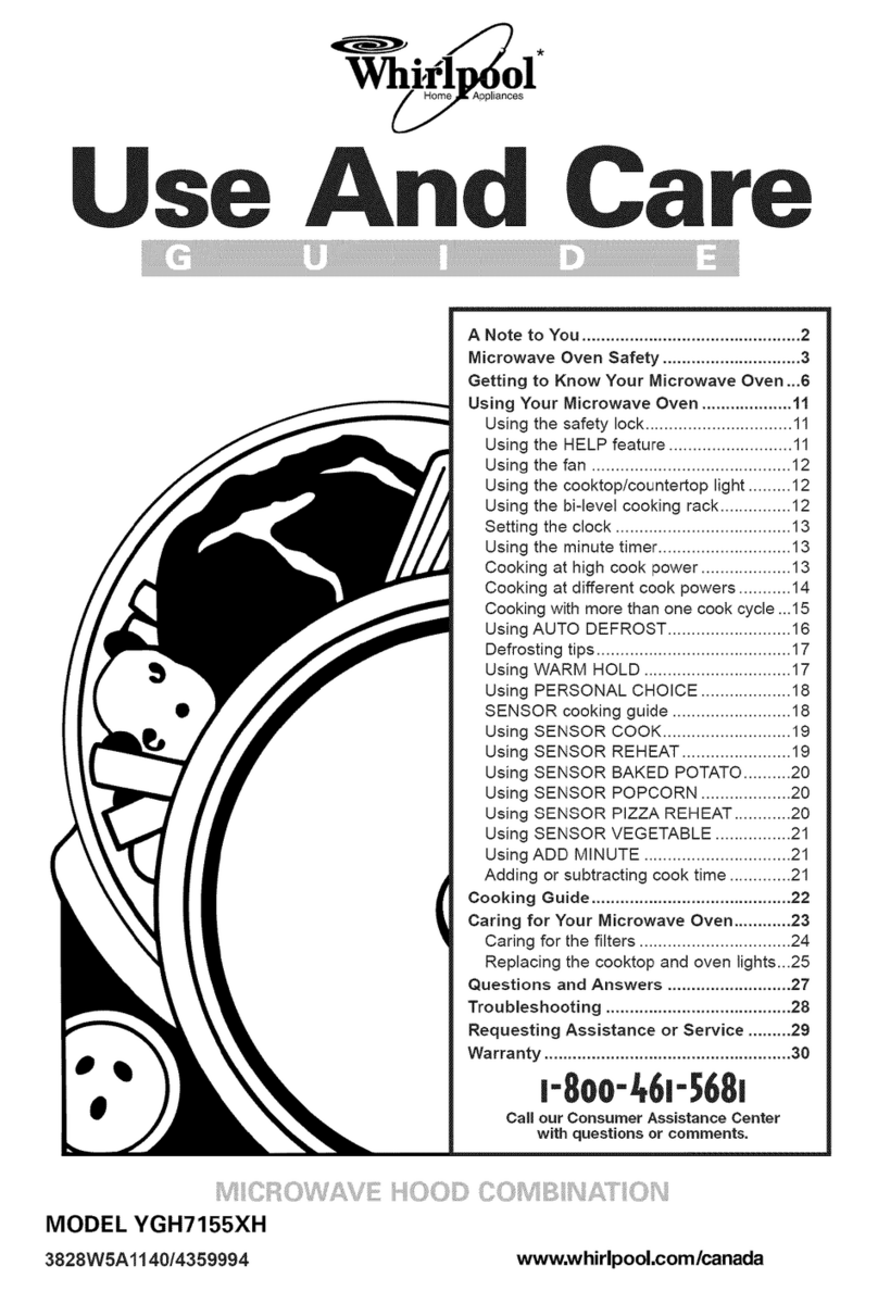 Whirlpool YGH7155XHS1 User manual