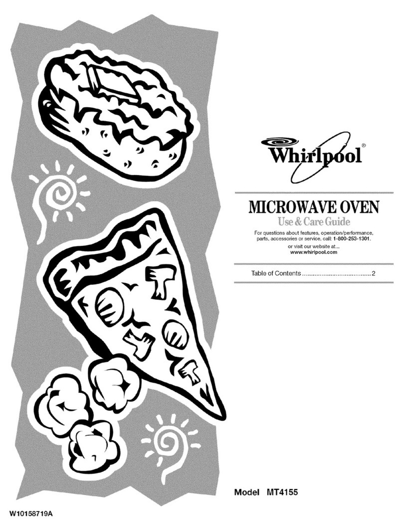 Whirlpool MT4155SPS3 Use & care guide