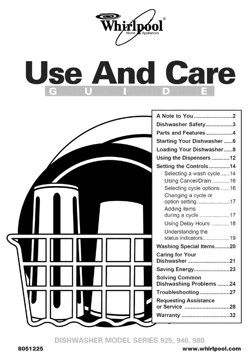Whirlpool GU940SCGZ1 Use and care guide