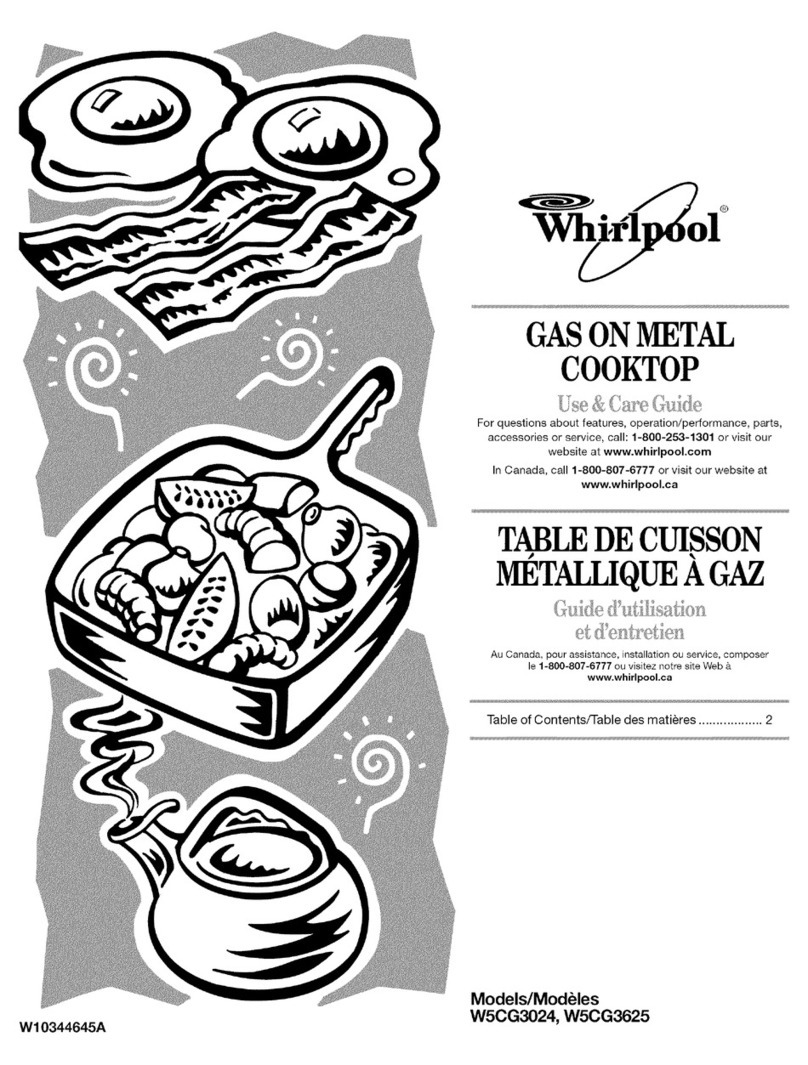 Whirlpool W5CG3024XB00 Use & care guide Whirlpool W5CG3024XB00 Use & care guide