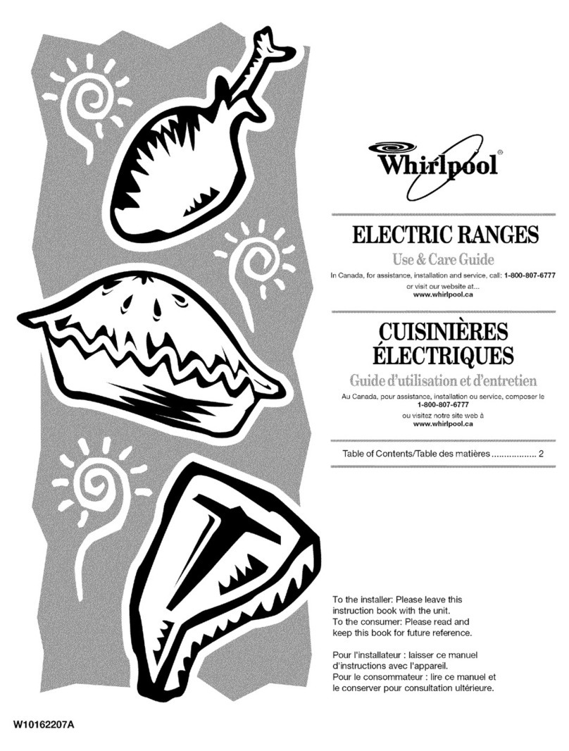 Whirlpool WERP3100PQ4 User manual