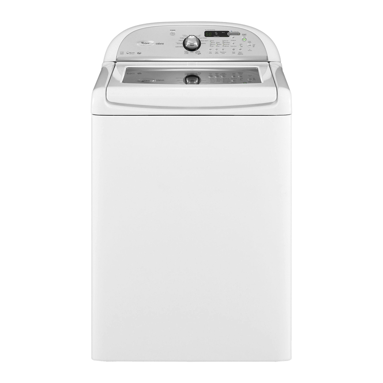 Whirlpool Cabrio WTW7300XW2 Use and care guide