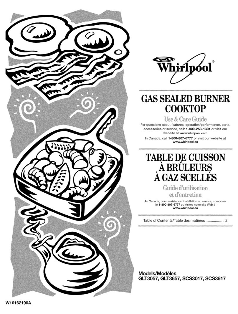 Whirlpool GLT3057RB05 Use & care guide