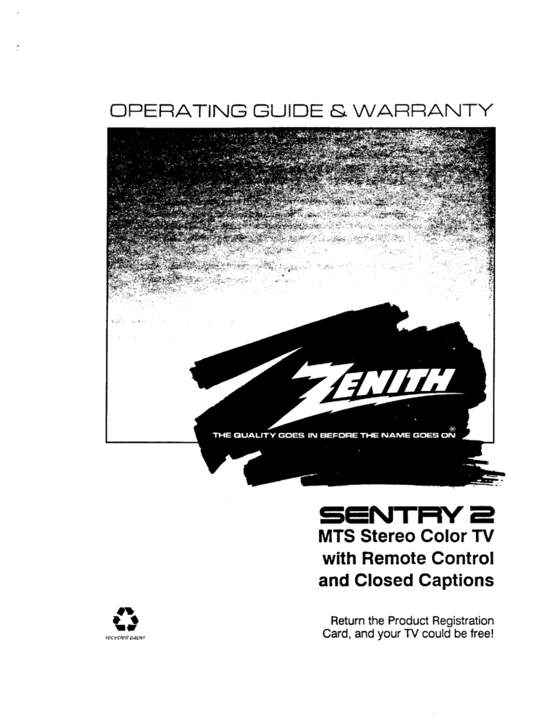 Zenith SENTRY 2 SL2518RK Operating and maintenance manual