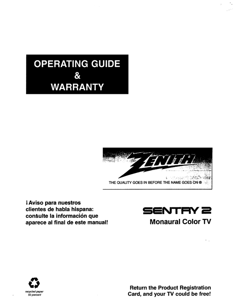 Zenith SENTRY 2 SM0953X Operating and maintenance manual