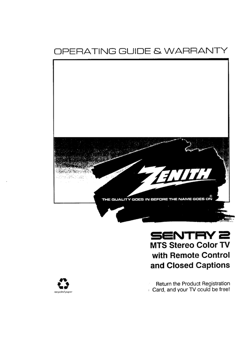 Zenith SENTRY 2 SL2753S Operating and maintenance manual