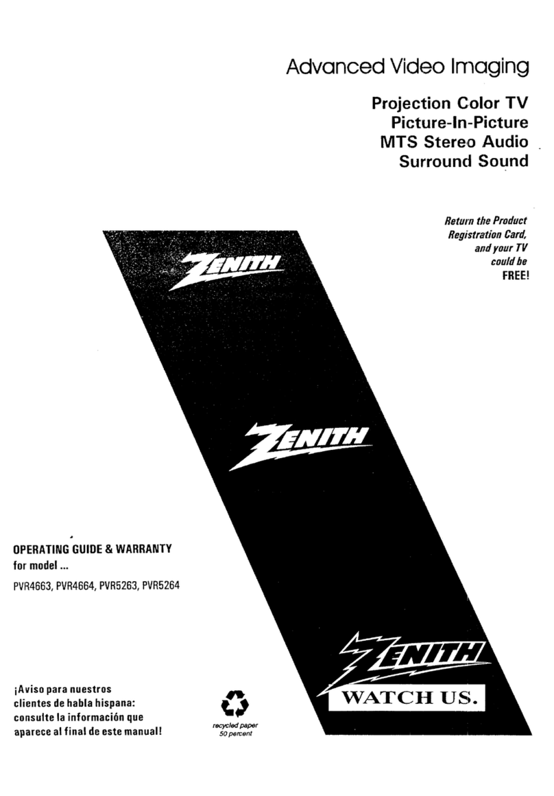 Zenith PVR4664 Operating and maintenance manual
