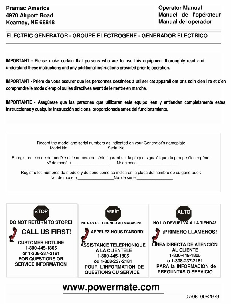 Powermate 62929 User manual