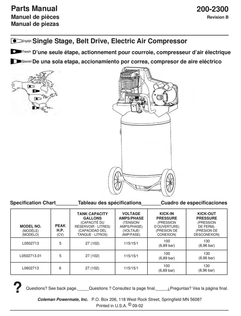 Powermate 200-2300 User manual