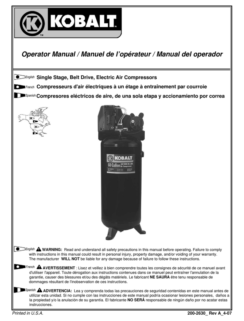 Kobalt 200-2630 User manual