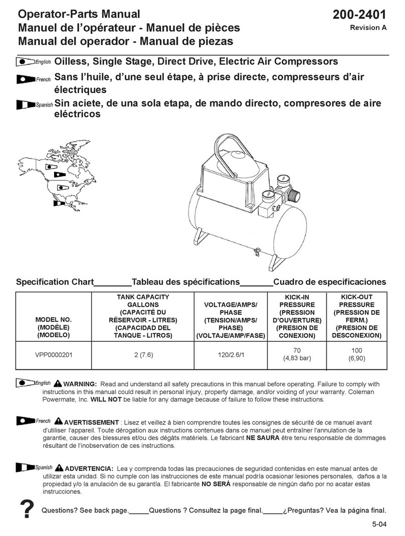 Powermate 200-2401 Programming manual