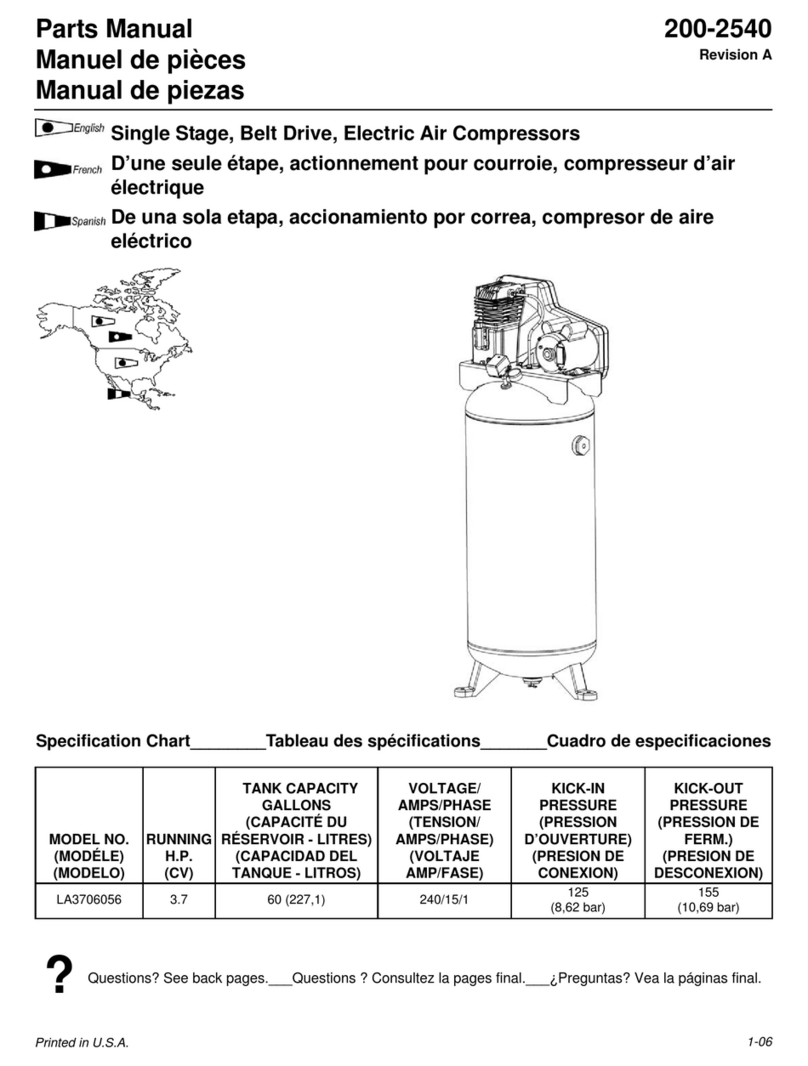 Powermate 200-2540 User manual