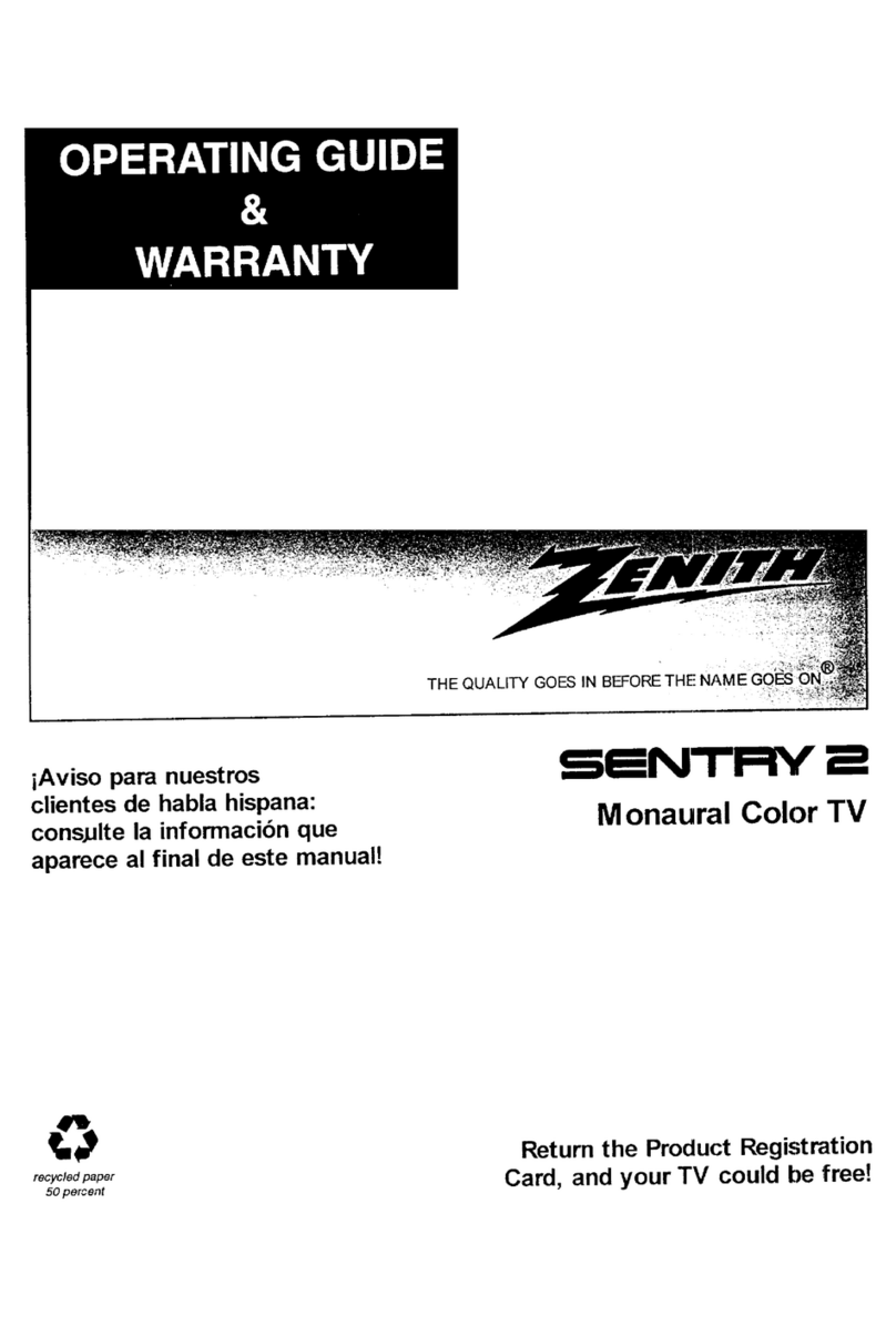 Zenith SENTRY 2 SMS2049X3 Operating and maintenance manual