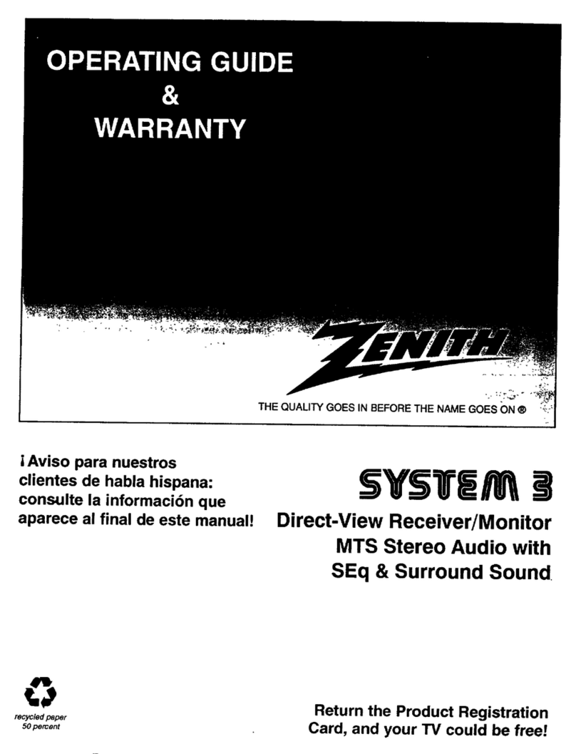 Zenith SYSTEM 3 Series Operating and maintenance manual