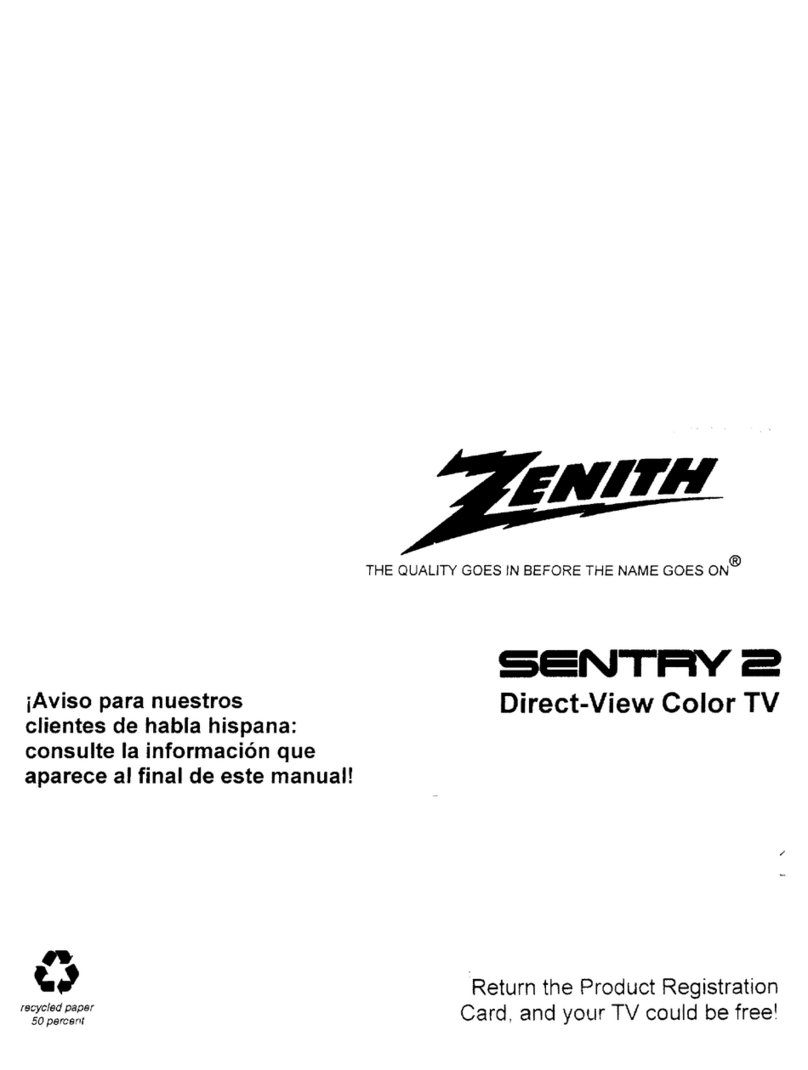 Zenith SM2571BT Operating and maintenance manual