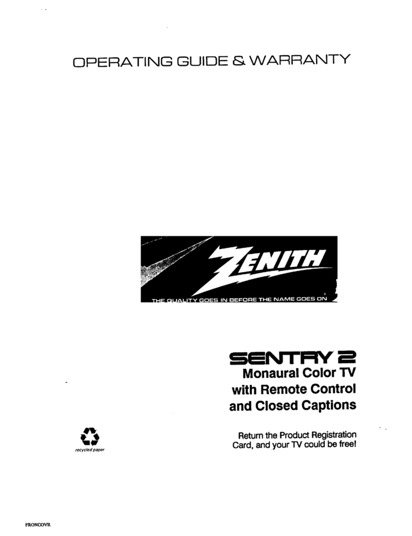 Zenith SENTRY 2 SAR2035Y7 Operating and maintenance manual