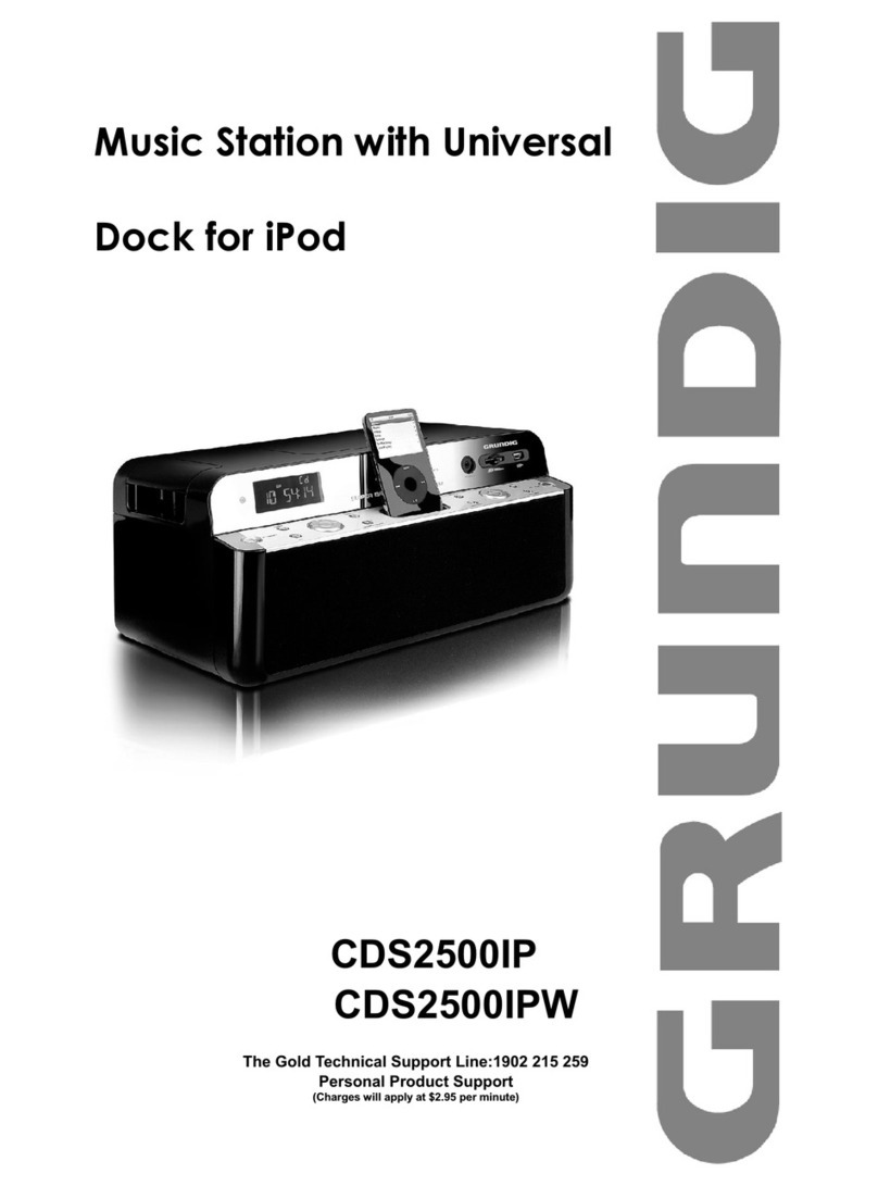 Grundig CDS2500IPW User manual