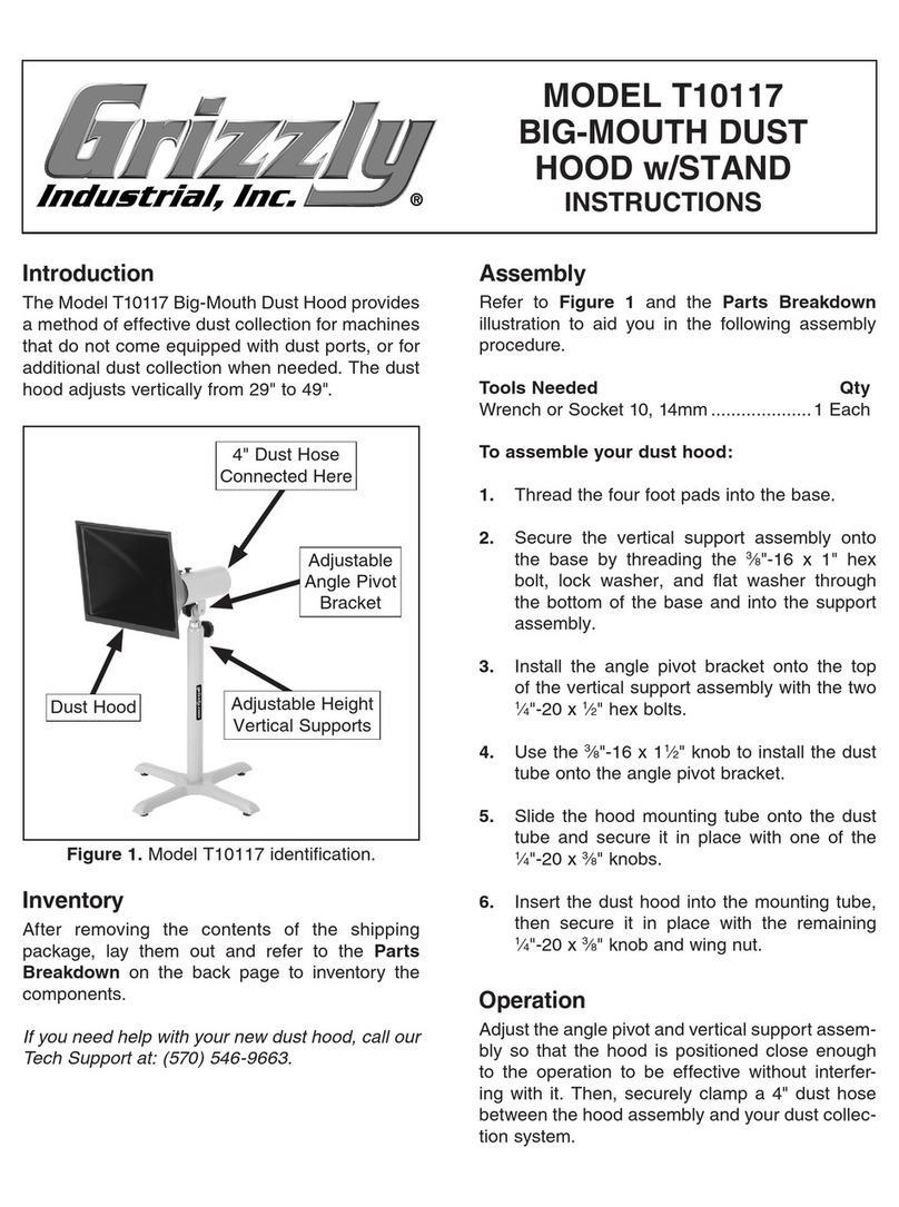 Grizzly T10117 instructions Grizzly T10117 instructions