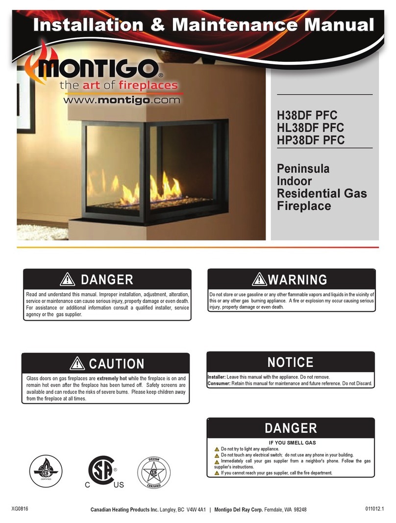 Montigo H38DF PFC Installation & maintenance manual
