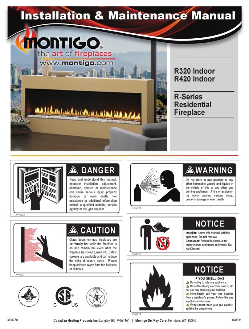 Montigo R320 Installation & maintenance manual
