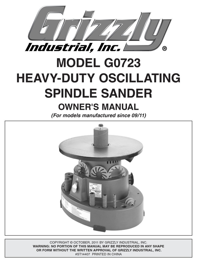 Grizzly G0723 User manual