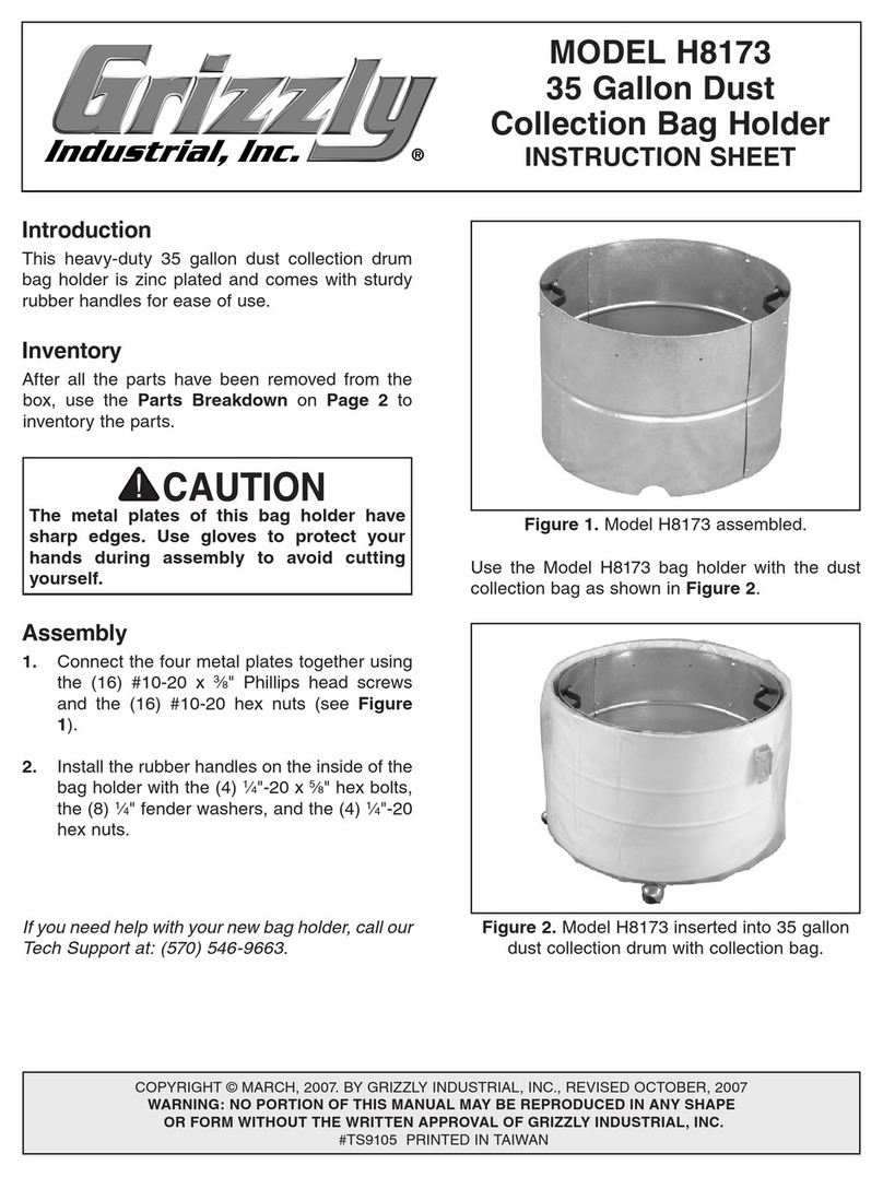Grizzly H8173 User manual
