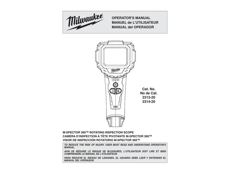 Milwaukee M-SPECTOR 360 2313-20 User manual