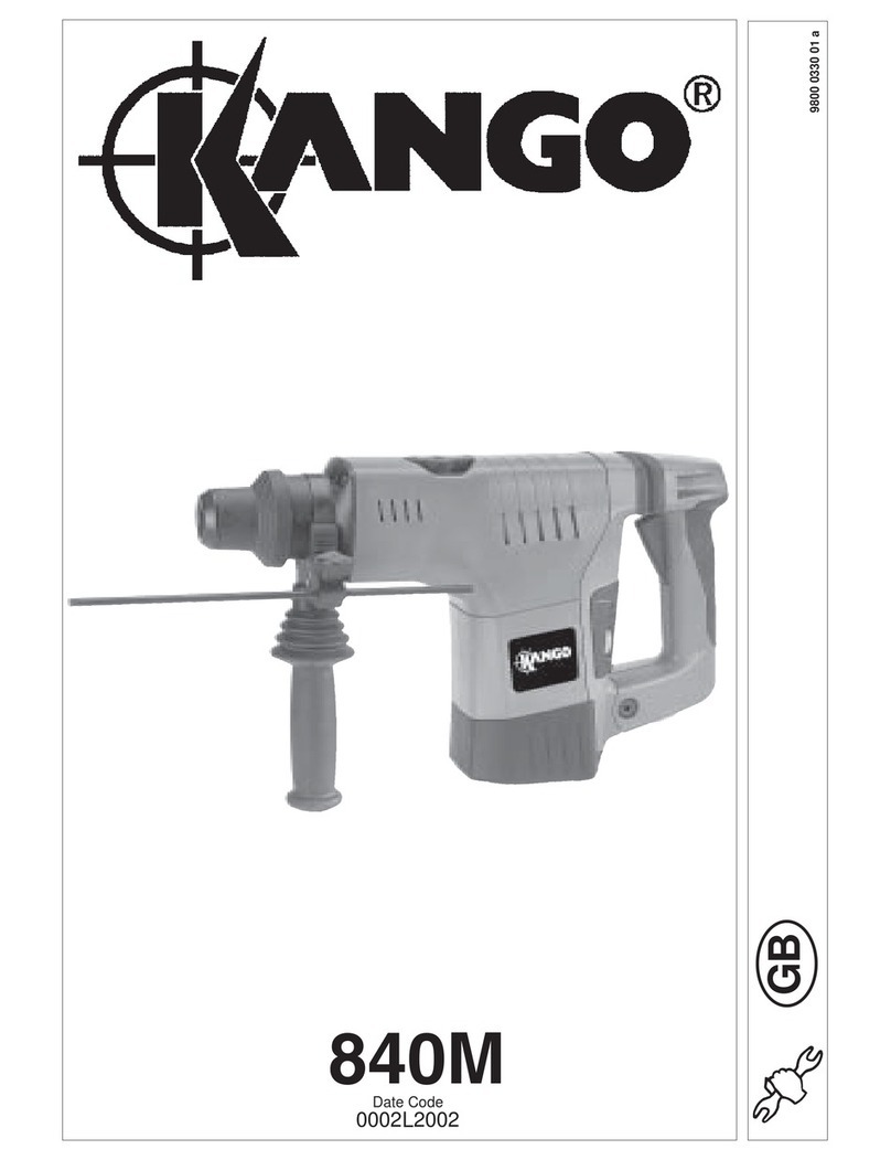Milwaukee Kango 840M Service & repair manual