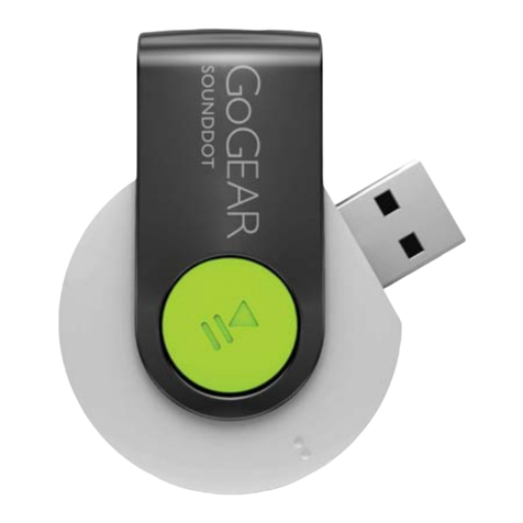 Philips GoGEAR SA4DOT02 User manual