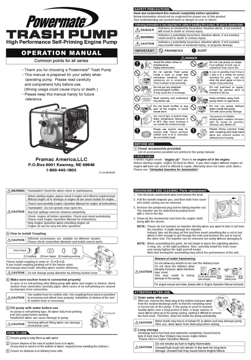 Powermate PP0100342 Operator's manual