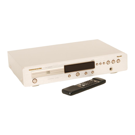 Marantz CD Player User manual
