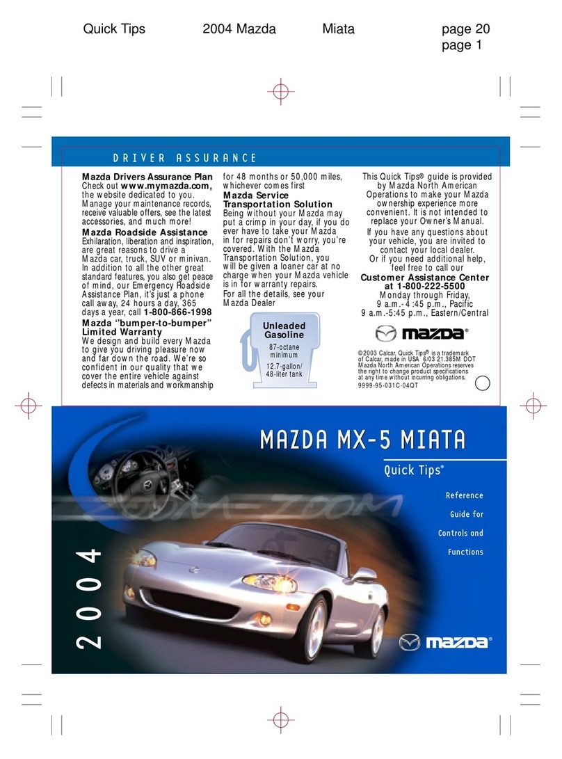 Mazda MX-5 Miata Assembly instructions