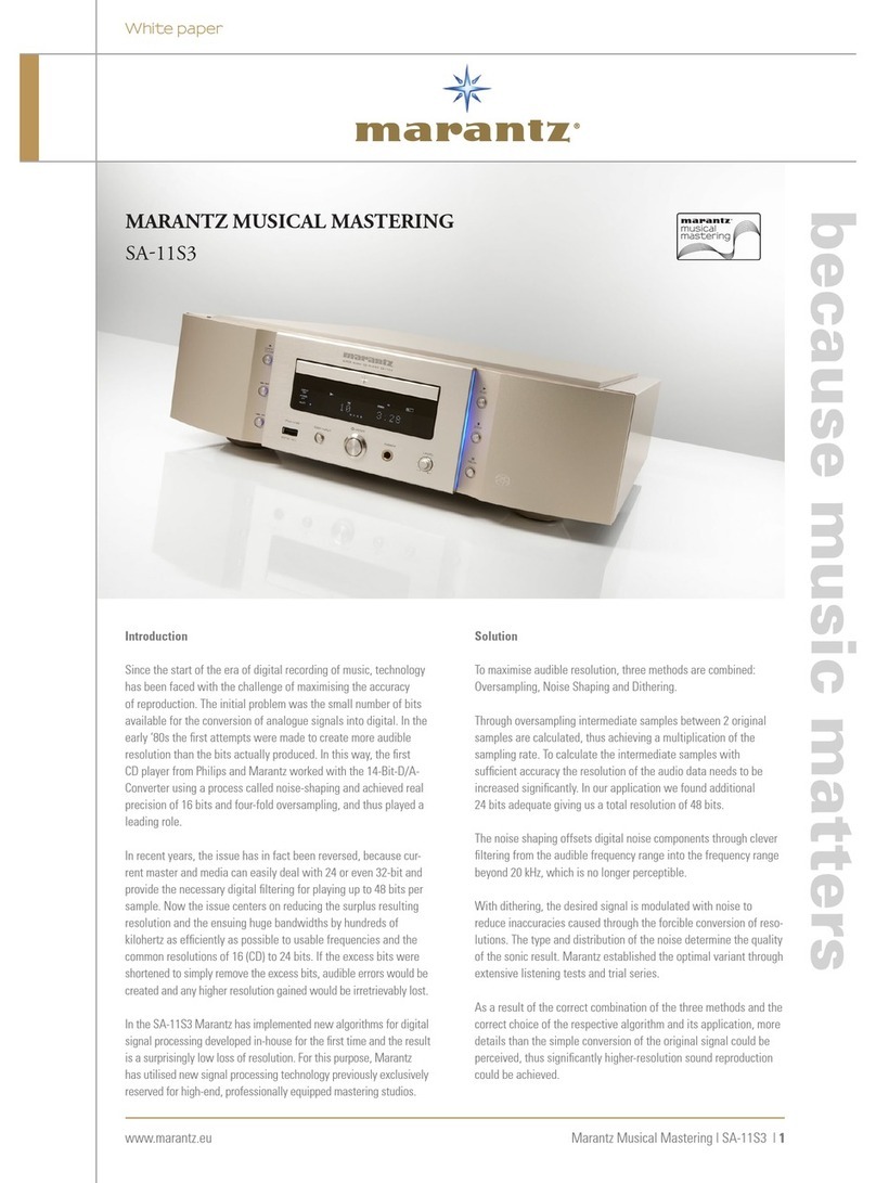 Marantz SA-11S3 White paper