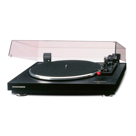 Marantz TT-42 User manual Marantz TT-42 User manual