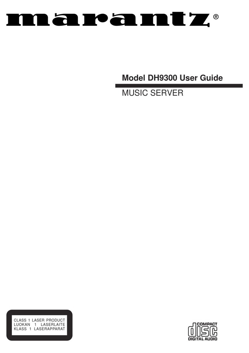 Marantz DH9300 User manual